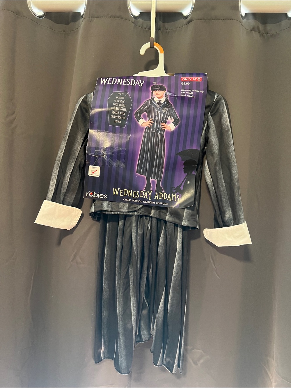 Rubie's Wednesday Addams Costume in Black and White